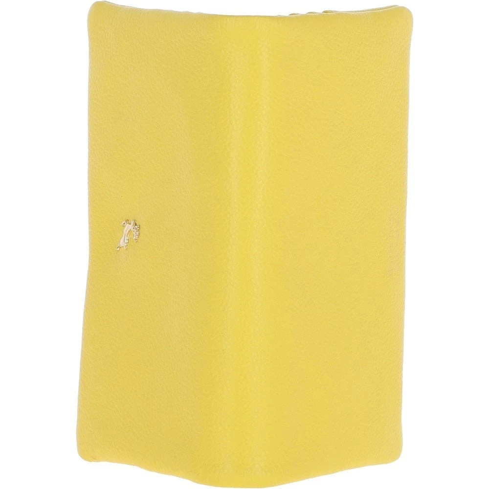 12 Card RFID Protected Leather Purse Aurora Yellow: J-56 - Image 6