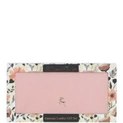 12 Card RFID Protected Leather Purse Peach Whip: J-56