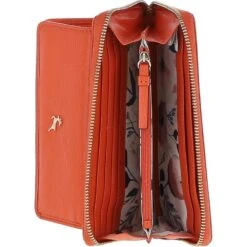 14 Card RFID Protected XL Leather Purse Mandarin: S2