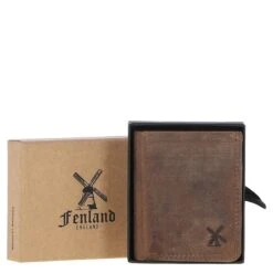 4 Card, ID & Coins Billfold Wallet Mud/black: FEN-555