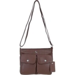 Adjustable Crossbody & Shoulder Bag Cognac: Cardiff