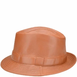 All Leather Gentleman's Hat Tan : GH-1