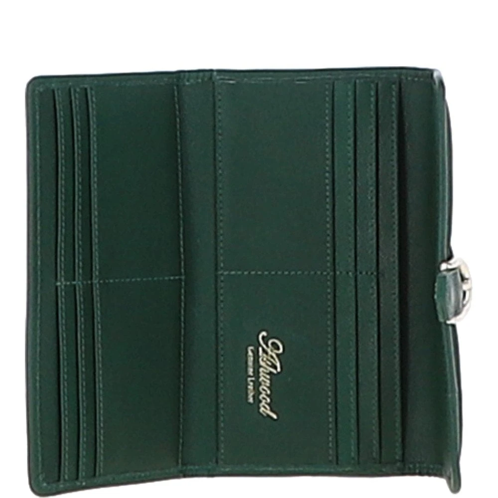 10 Card Suede Leather Purse Green: S-21 - Image 2