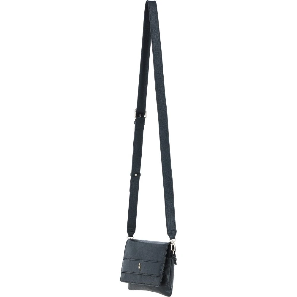 Chic Leather Crossbody Bag Black: 64741 - Image 2