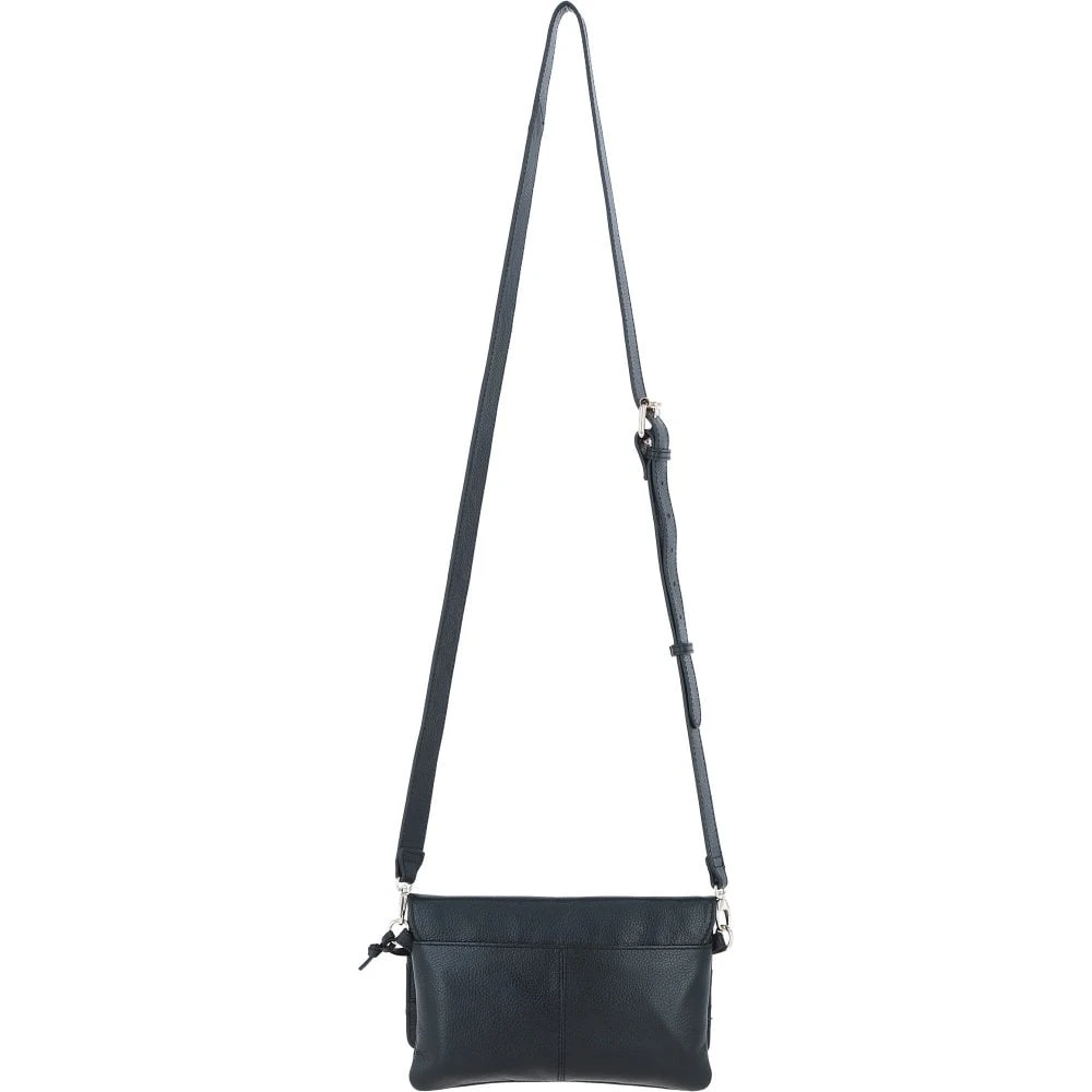 Chic Leather Crossbody Bag Black: 64741 - Image 3
