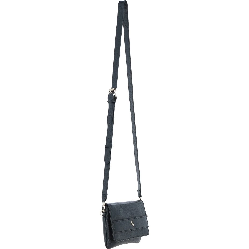 Chic Leather Crossbody Bag Black: 64741 - Image 4