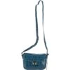 Crocodile Print Cross Body Bag Teal/croc: C-50