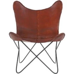 Deoni Butterfly Chair Tan DCP-003