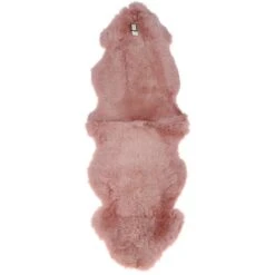 Double Australian Sheepskin Rug Rosa