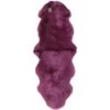 Double Australian Sheepskin Rug Smokey Grape