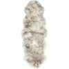 Double Australian Sheepskin Rug Wolf Tip