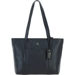 Elegant Ladies Leather Shoulder Bag Black: 64668