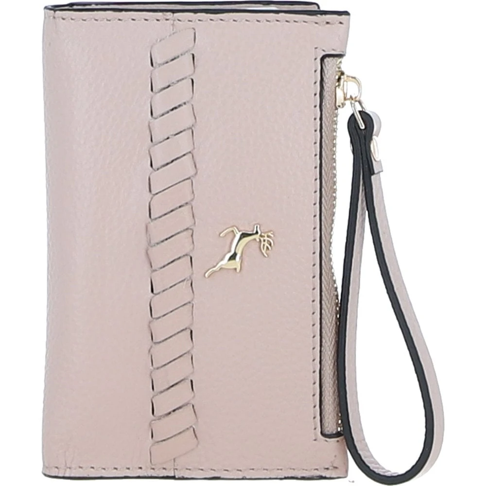 Elegant Ladies' Small Leather Purse Beige: 32056