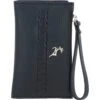 Elegant Ladies' Small Leather Purse Black: 32056