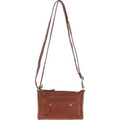 Genuine Leather Crossbody Bag Honey: G-15