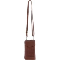 Ladies Leather Phonebag/Purse Chestnut: T-80