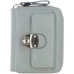 Ladies Leather Purse Sage: 32057