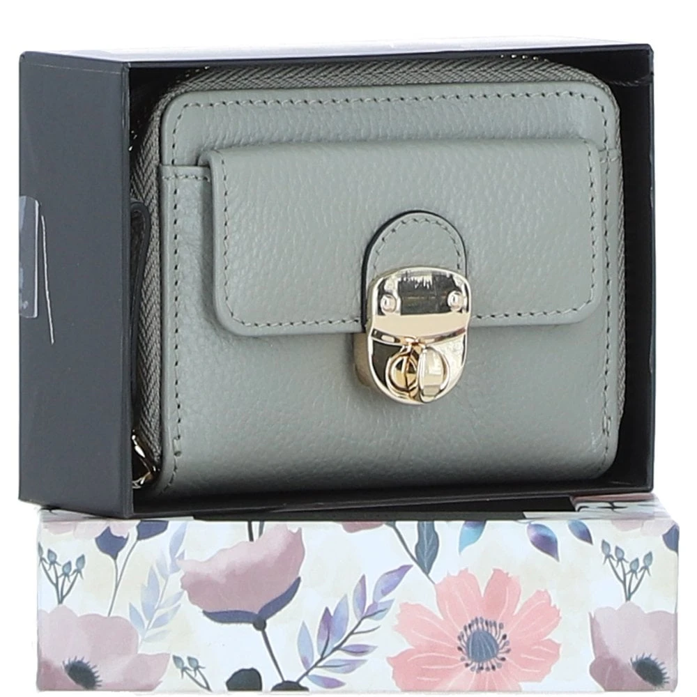 Ladies Leather Purse Sage: 32057 - Image 2