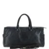 Large Leather Holdall Black : G-30
