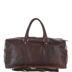 Large Leather Holdall Brandy : G-30