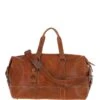 Large Leather Holdall – Cognac: FE-06