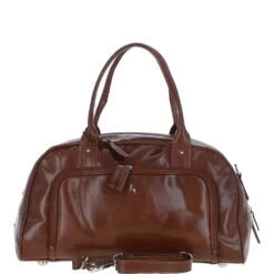 Large Leather Holdall Travel Bag Bridge: 10973