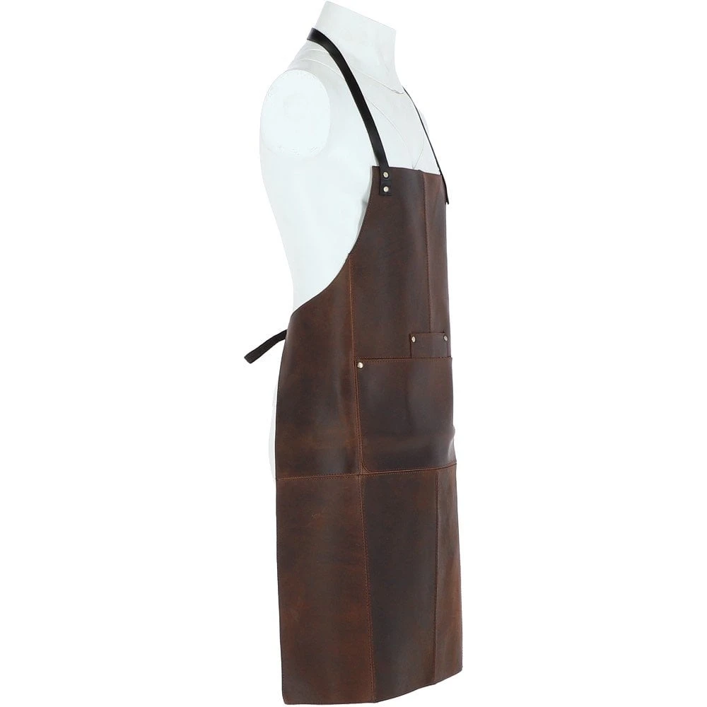 Leather Apron Brown: Apron 1 - Image 4