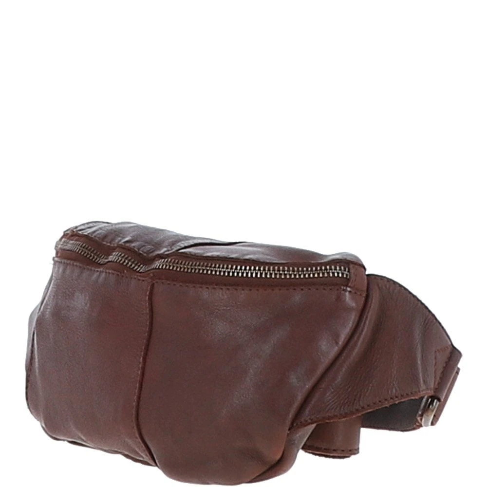 Leather Bum Bag Brandy: ERWIN - Image 2