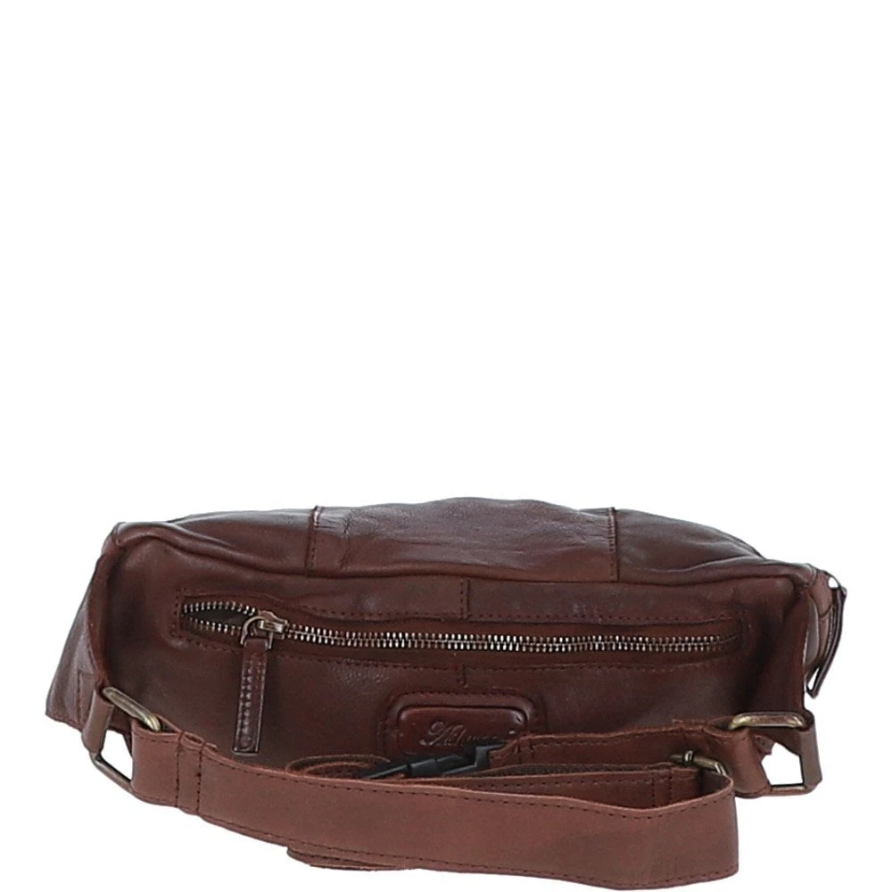 Leather Bum Bag Brandy: ERWIN - Image 3
