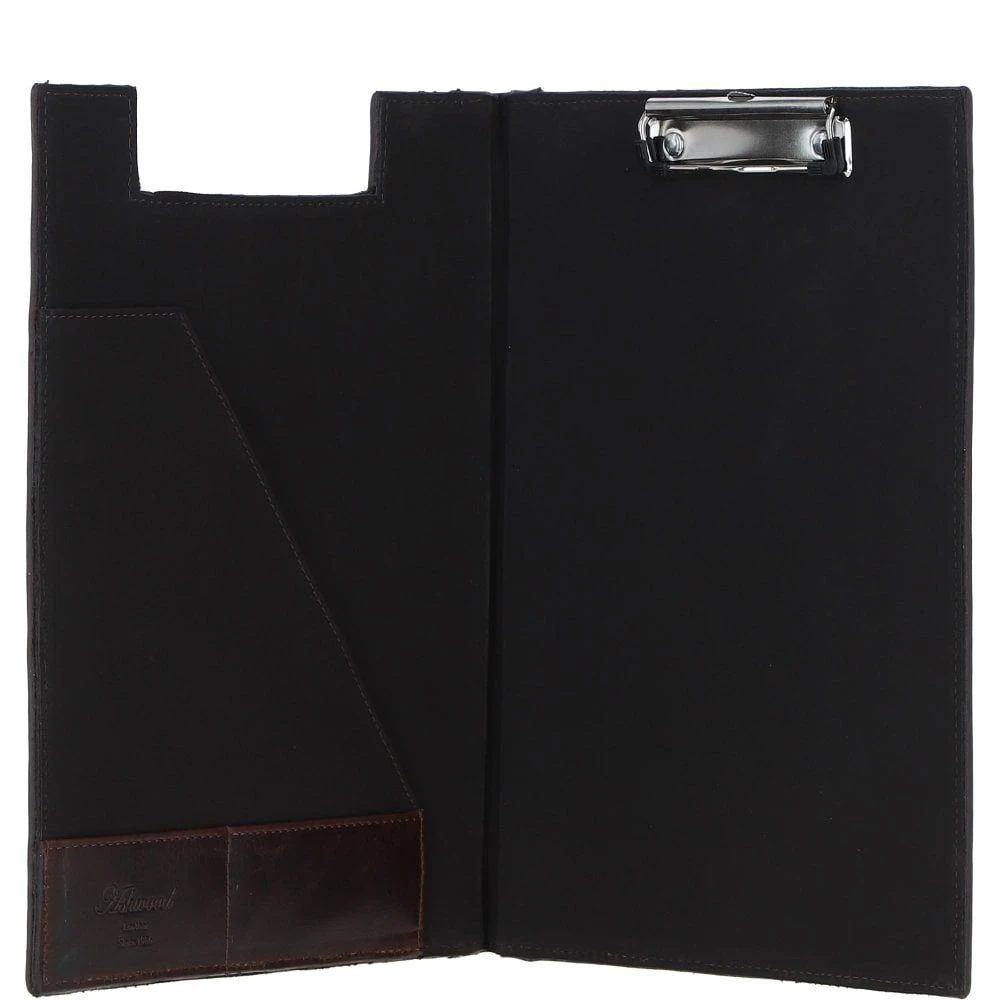 Leather Clip Pad Folder Brown: PL-40 - Image 2