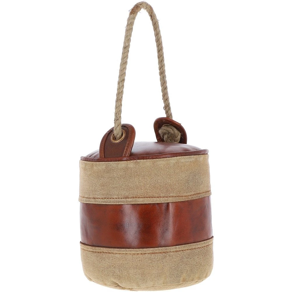 Leather Cotton Door Stopper Brown: KI-026 - Image 4