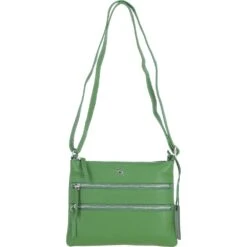Leather Crossbody Bag Fern: Ayr
