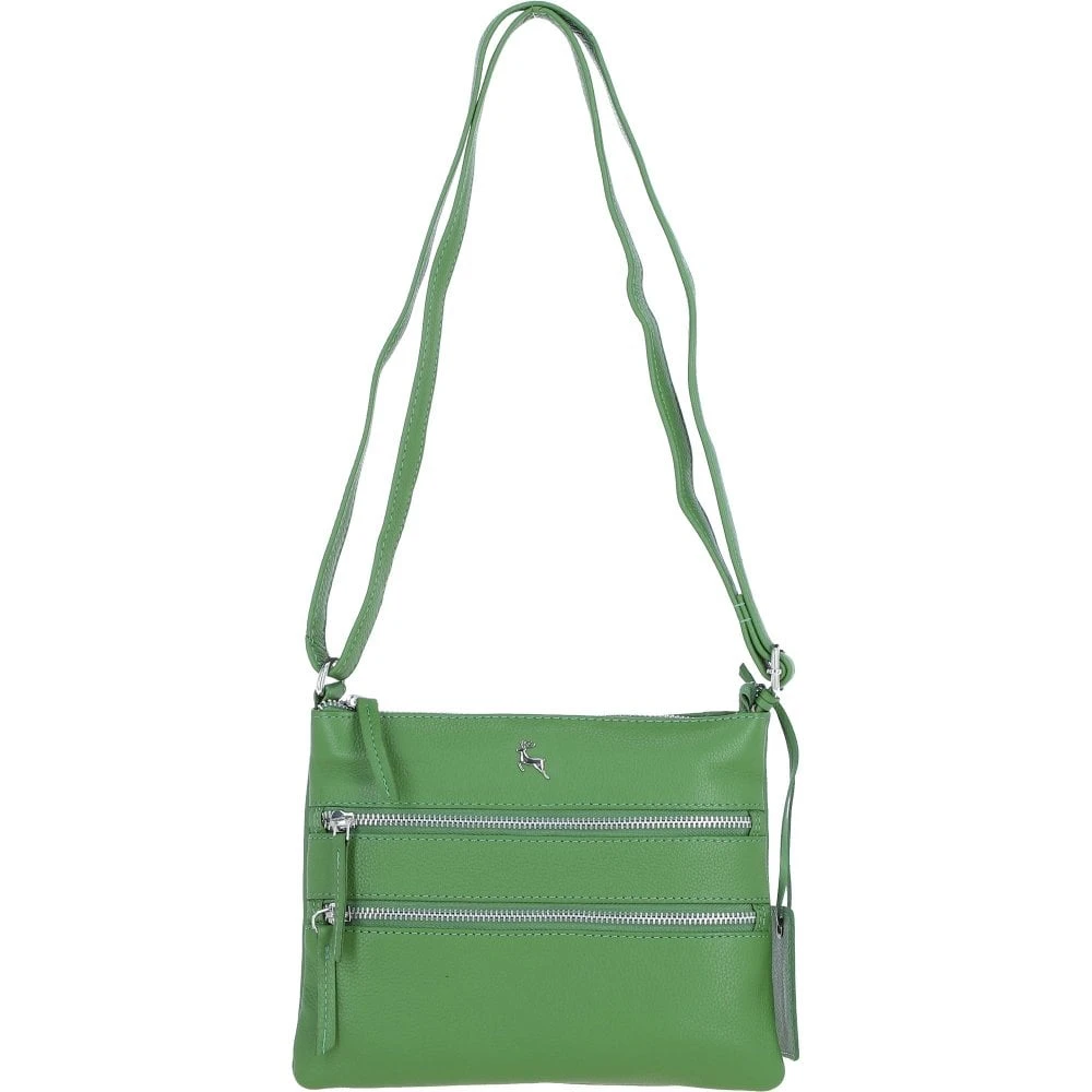 Leather Crossbody Bag Fern: Ayr
