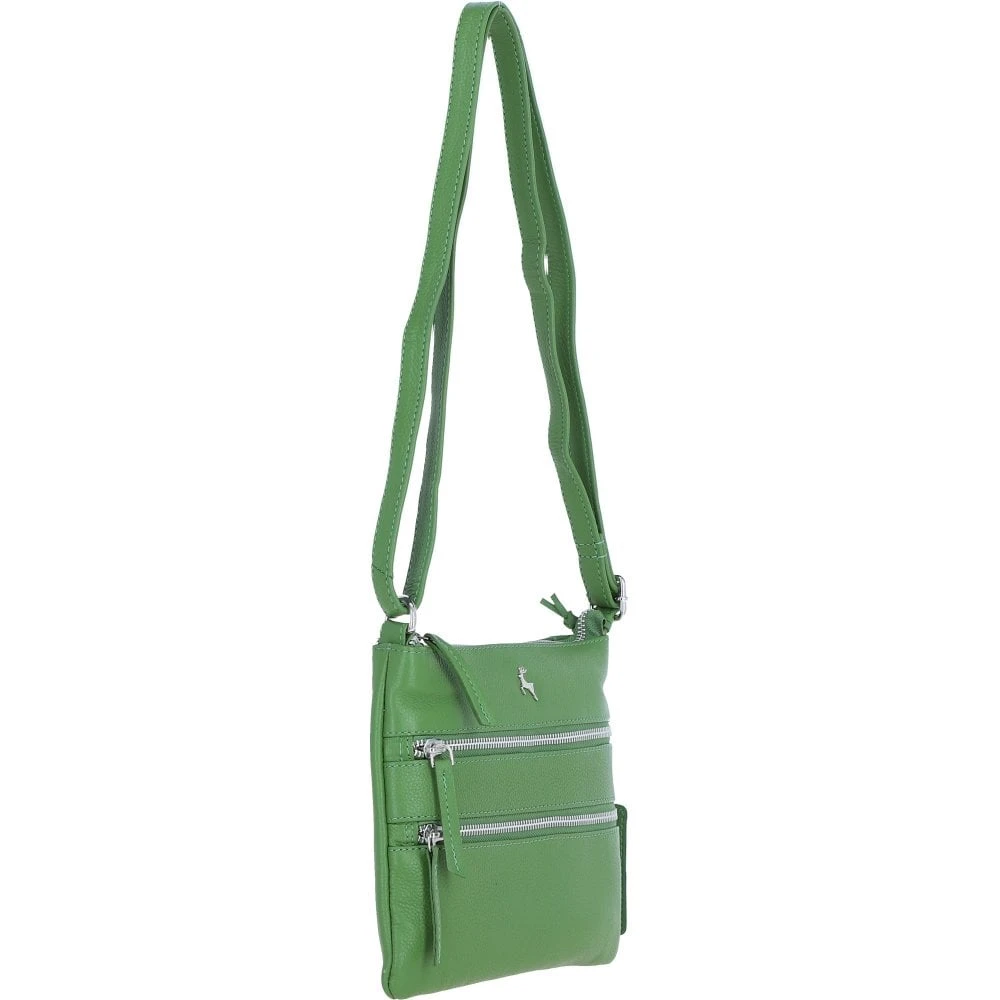 Leather Crossbody Bag Fern: Ayr - Image 4