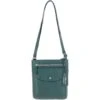Leather Crossbody Bag Green: CB-5
