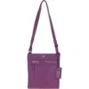 Leather Crossbody Bag - Raspberry: CB-3 (63014)