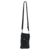 Leather Crossbody Smart Phone Bag Black: D-99