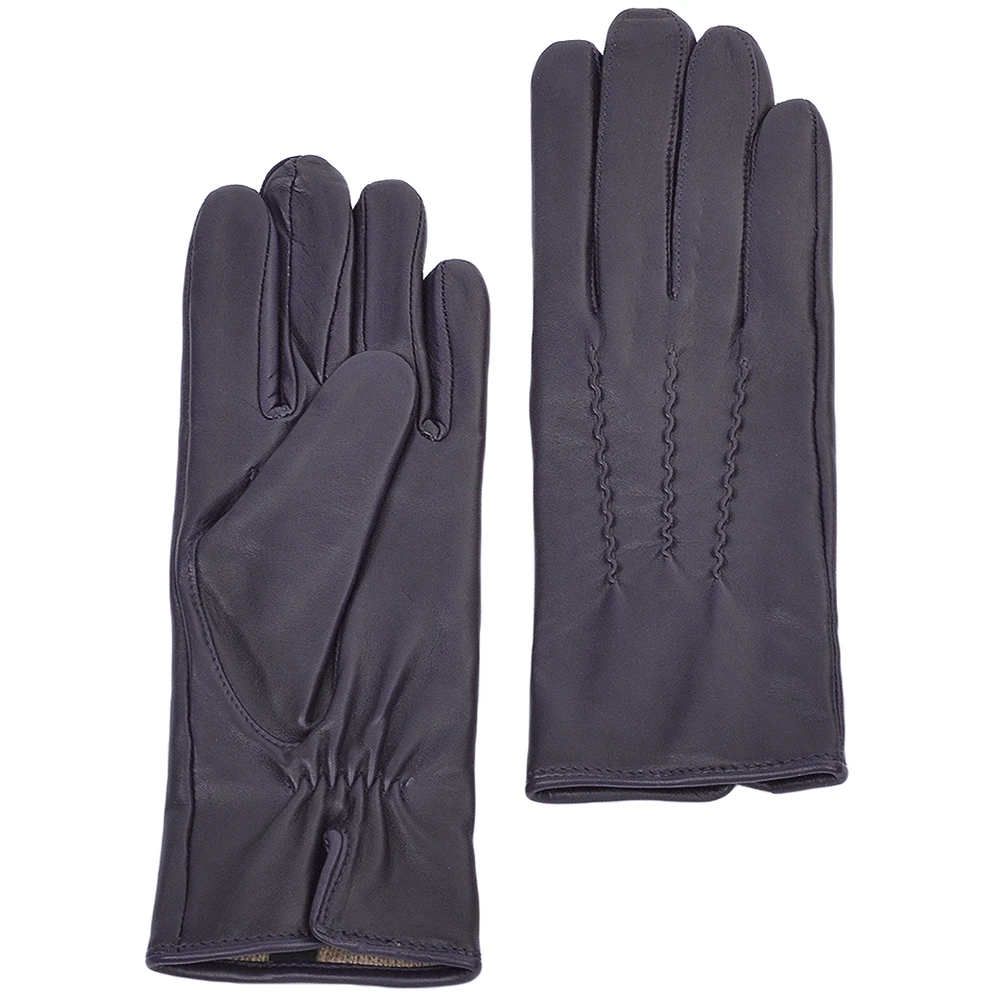 Leather Gloves Purple : 401