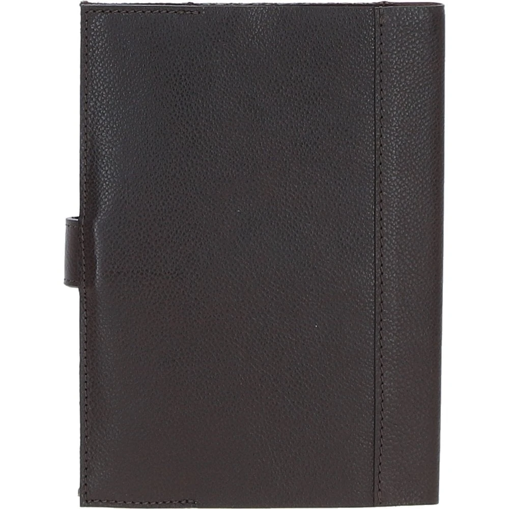 Leather & Harris Tweed A5 Notebook Brown/Green: TW-19-09-BG - Image 2