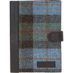 Leather & Harris Tweed A5 Notebook Brown/Mcload: TW-19-01-BM