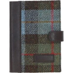 Leather & Harris Tweed A6 Notebook Brown/Mcload: TW-18-01-BM