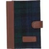 Leather & Harris Tweed A6 Notebook Tan/Watch: TW-18-04-TW