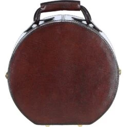 Leather Jewellery And Beauty Box Chestnut: LF-170