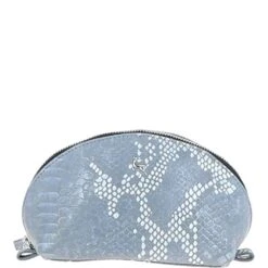 Leather Make-Up Bag Grey : PHILIPPA