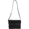 Leather Messenger Bag – Black: T-73