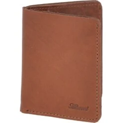Leather Oily Hunter 6 Card Wallet Chestnut : 1886