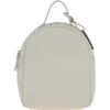 Leather Quilted Backpack Cream