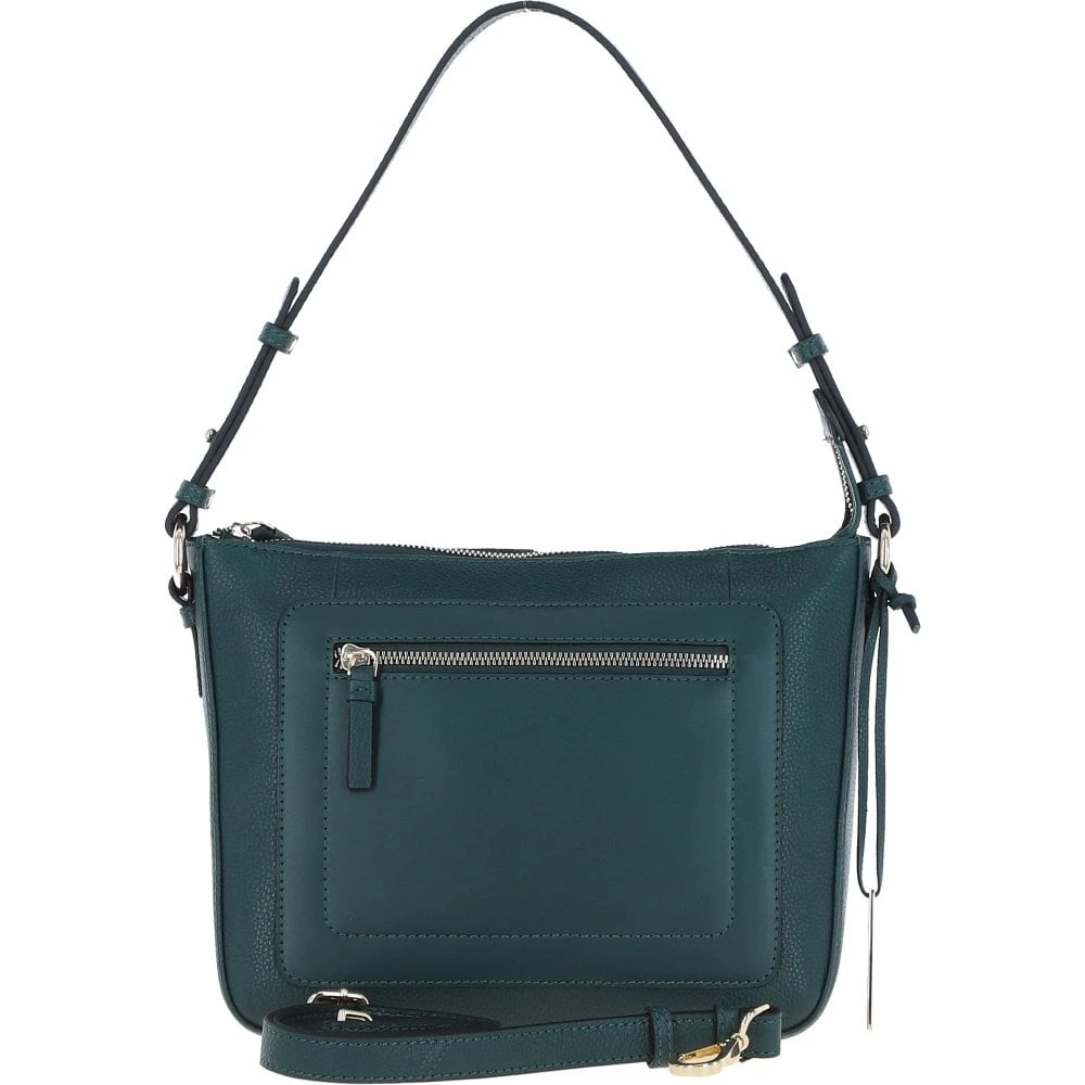 Leather Shoulder Bag Green: Z-72