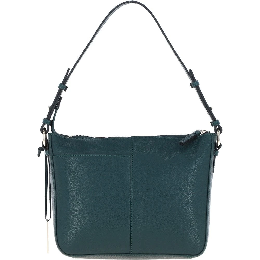 Leather Shoulder Bag Green: Z-72 - Image 3