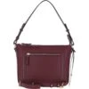 Leather Shoulder Bag Wine: Z-72